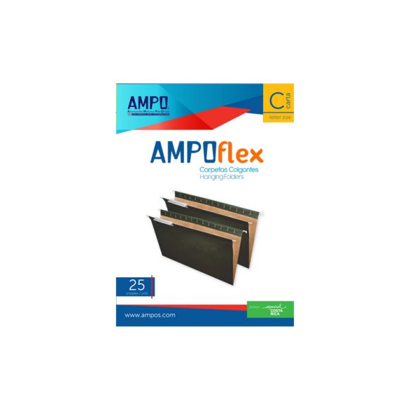 caja carpeta colgante verde